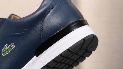 Sneakers Premium Lacoste en Cuir Bleu Marine