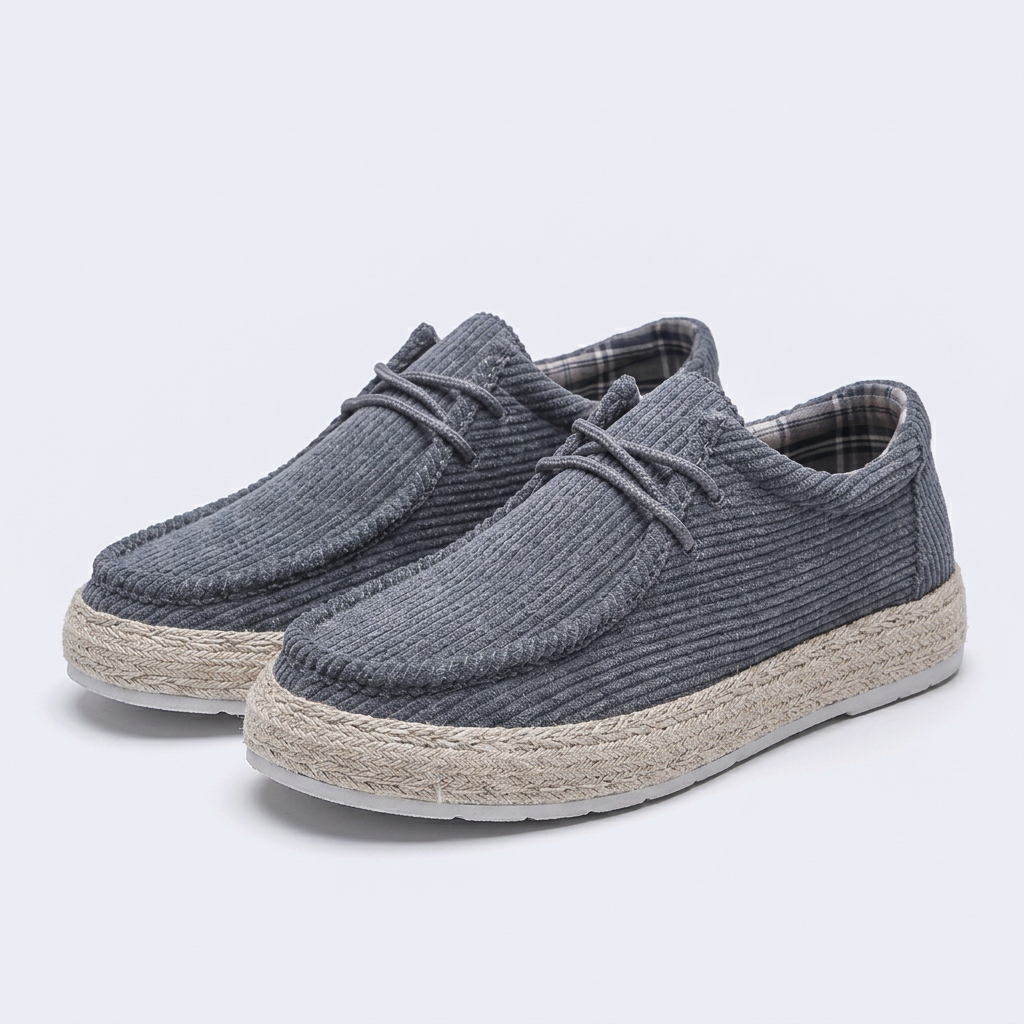 Mocassins Premium en Velours Côtelé