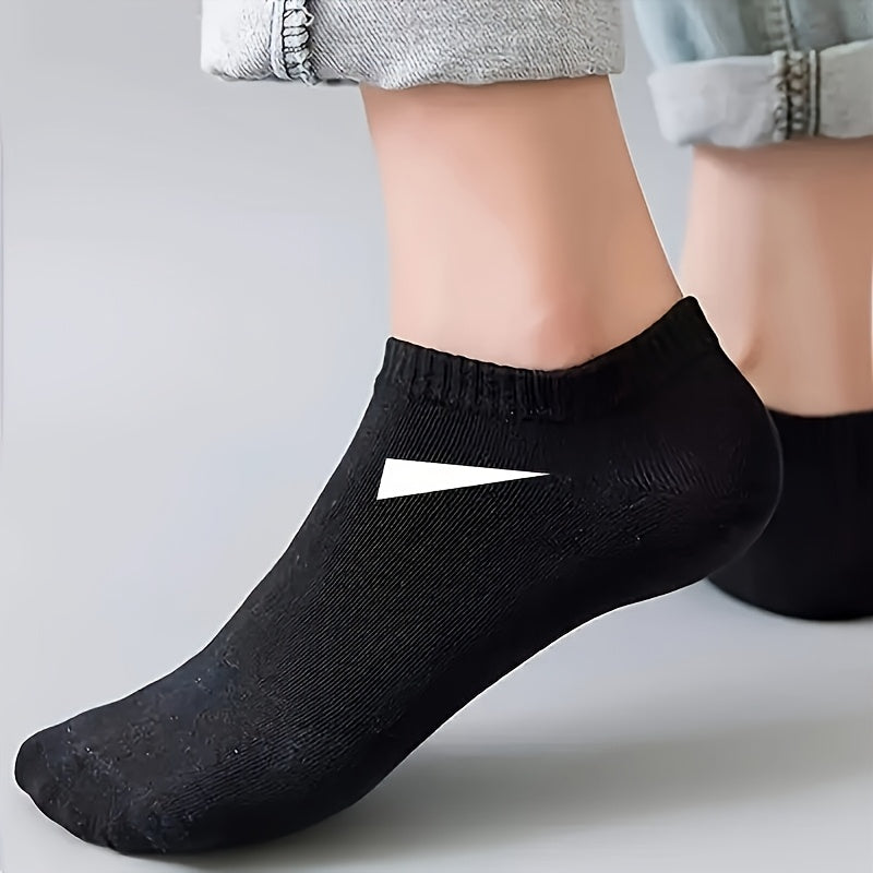 Lot de 10 Paires de Chaussettes Basses pour Femmes – Confort Quotidien, Respirantes & Antibactériennes