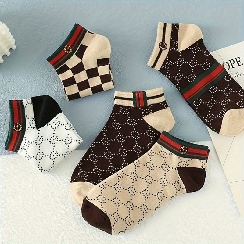 LOT DE 5 PAIRE DE CHAUSSETTES BATEAU COUPLE – STYLE & CONFORT