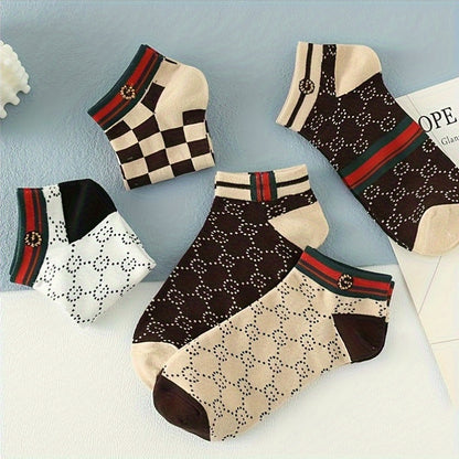 LOT DE 5 PAIRE DE CHAUSSETTES BATEAU COUPLE – STYLE & CONFORT