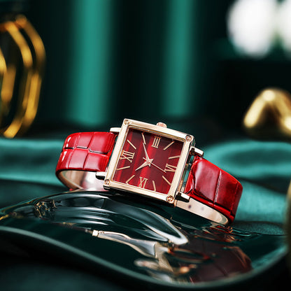 Parure Royale Émeraude Noire & Or – Montre Vintage et Bijoux Femme