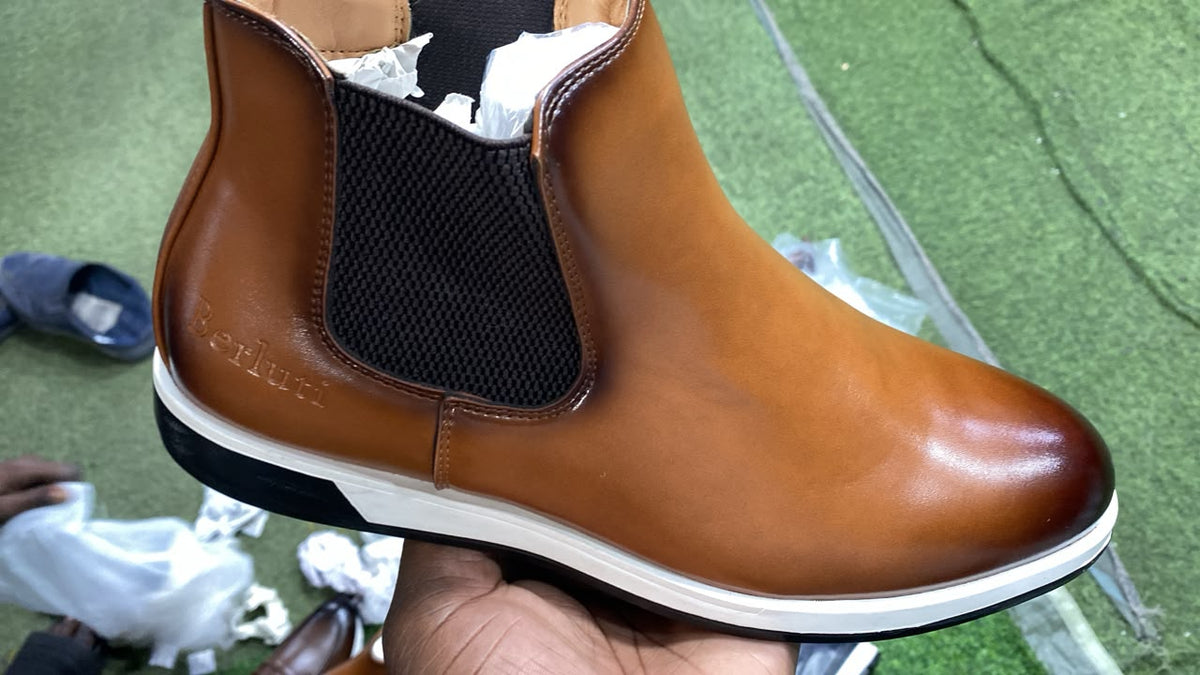 Bottines Chelsea Premium en Cuir Cognac – Élégance & Confort Urbain