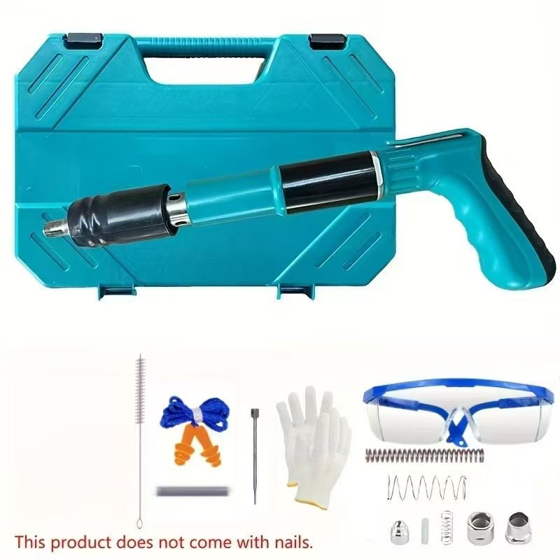Pistolet à Clous Haute Pression Manuel - Fixation Béton & Acier sans effort