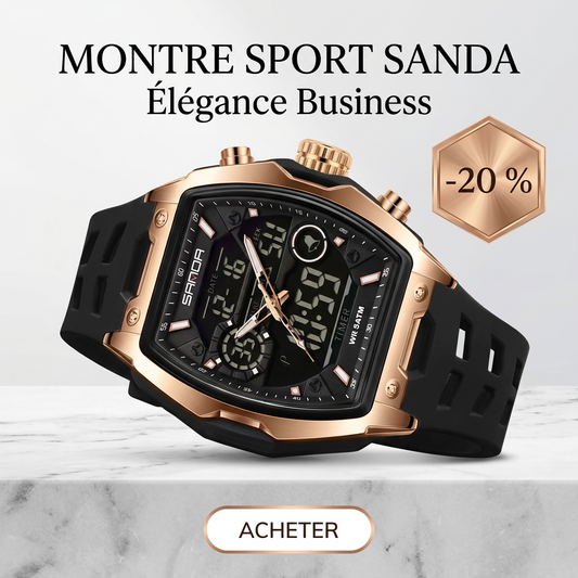 MONTRE SPORT SANDA : Style Business Élégant