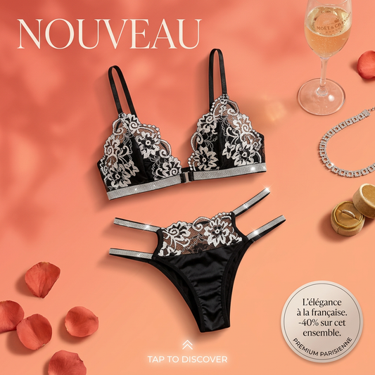 Ensemble Deux Pièces  Lingerie Française Élégante et Moderne