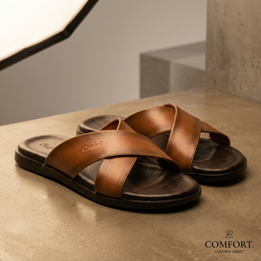 SANDALES CONFORT – VRAI CUIR PREMIUM