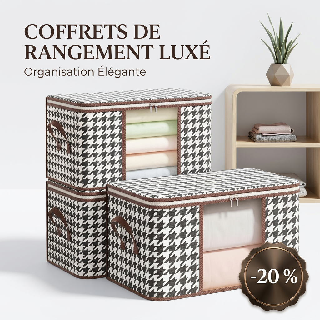 SAC DE RANGEMENT GRANDE CAPACITÉ – COUETTES & VÊTEMENTS