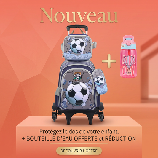 Protégez le Dos de Votre Enfant+ Bouteille d’Eau OFFERTE