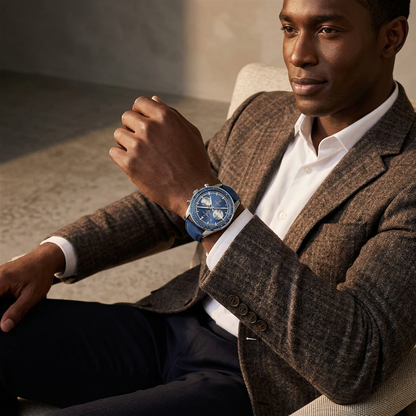 Montre Poedagar 879 Luxe - Cuir Véritable & Chronographe Sport
