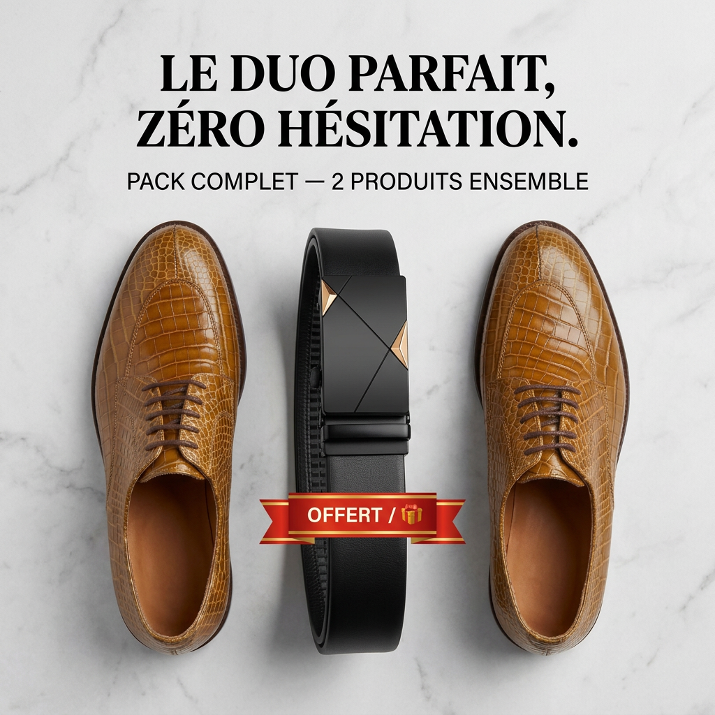 CHAUSSURES JOHN LO0B CROCO HOMME EN CUIR