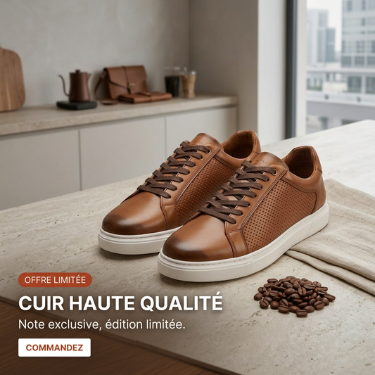 MOCCASIN CUIR HAUTE QUALITÉ – ÉDITION PREMIUM