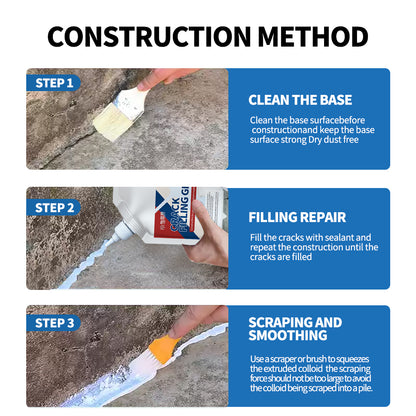 Réparateur de Fissures Béton & Murs - Solution Durable