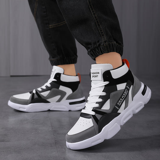 Chaussures de Skate Hautes Tendance pour Hommes – Style, Confort et Adhérence Exceptionnelle