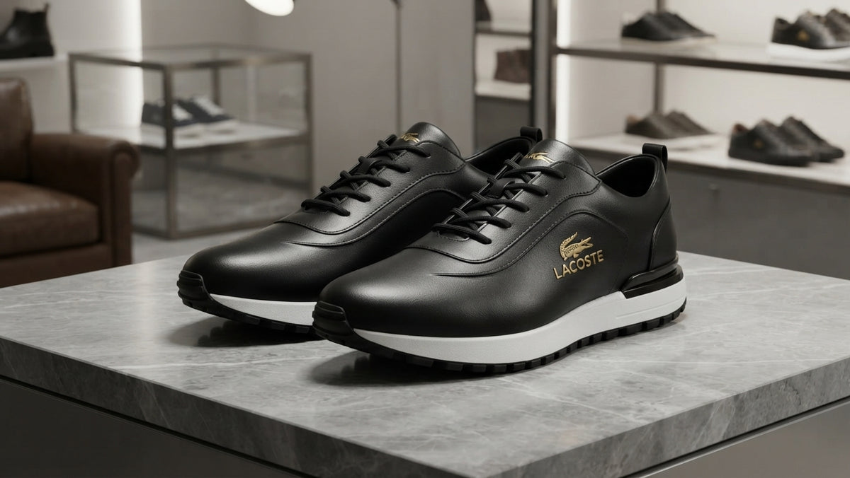 Sneakers Premium en Cuir Noir