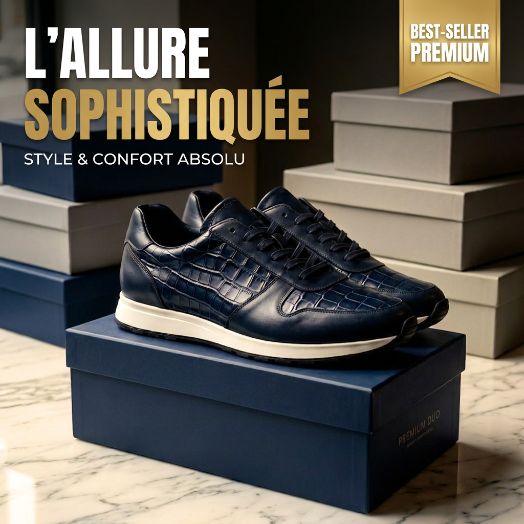 SNEAKERS BERLUTI VRAI CUIR CROCO – ÉDITION PRESTIGE