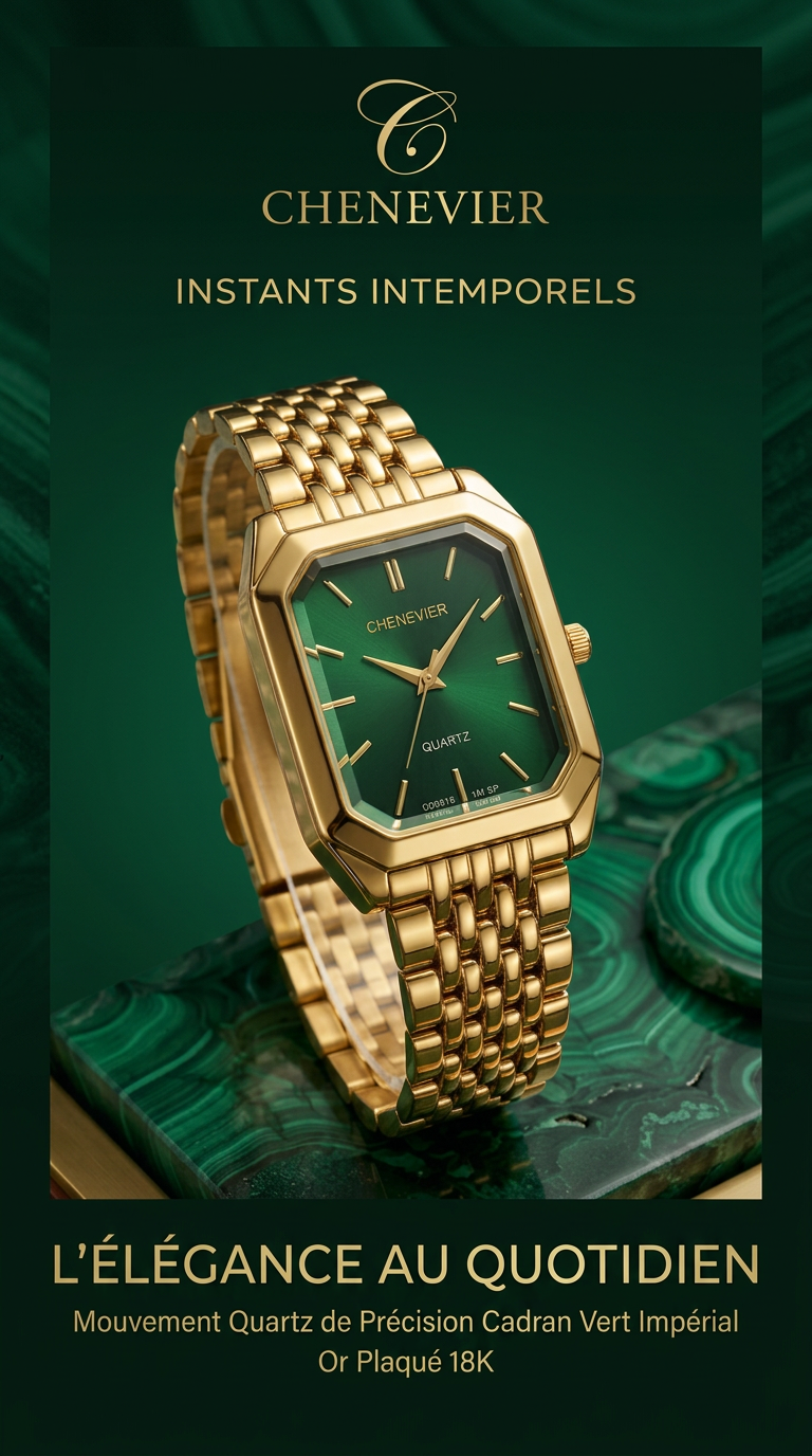 MONTRE CHENEVIER – ÉLÉGANCE FEMME